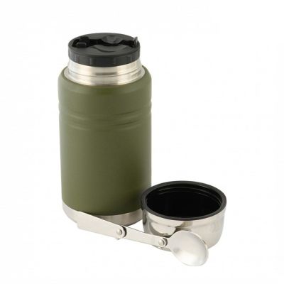 2. Termos obiadowy z łyżką ze stali Inox M-TAC Olive poj. 750 ml.