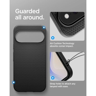 11. Etui Spigen Liquid Air na Google Pixel 11 - czarne matowe