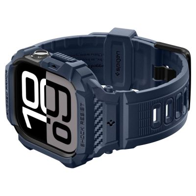 10. Pasek Spigen Rugged Armor Pro na Apple Watch 42 mm - granatowy