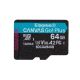 2. KINGSTON microSDXC Canvas Go Plus 64GB + Adapter