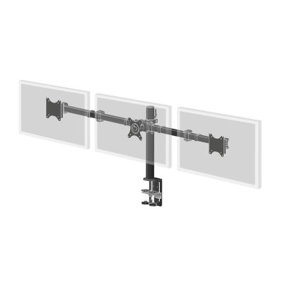 3. Uchwyt biurkowy do 3 monitorów IIYAMA DS1003C-B1 do ekranów 10-27 cali