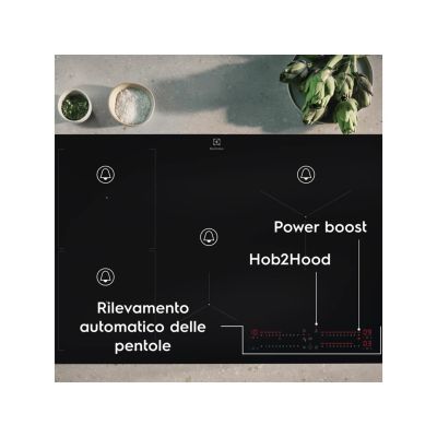 93. Płyta indukcyjna ELECTROLUX EIS62453 SaphirMatt 60 cm | SenseBoil | PowerBoost | timer | czarny mat | bezramkowa