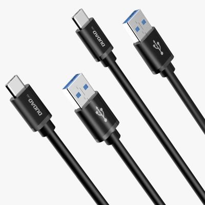 2. Dudao kabel przewód USB - USB Typ C Super Fast Charge 1 m czarny (L5G-Black)