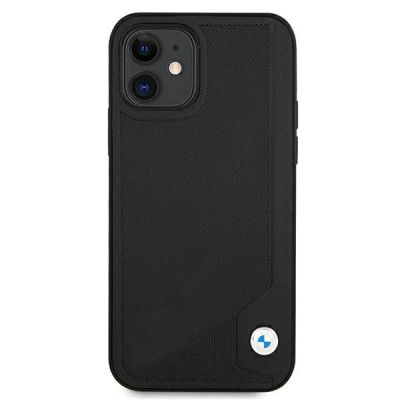 3. Etui BMW Leather Deboss na iPhone 12 mini - czarne
