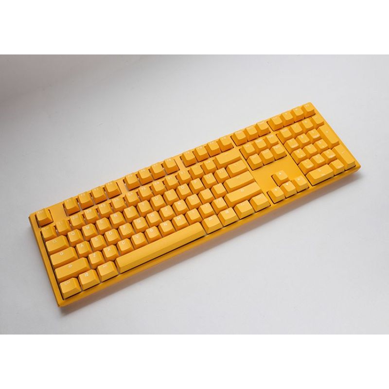 6. Ducky One 3 Yellow klawiatura Gaming USB Niemiecki Żółty