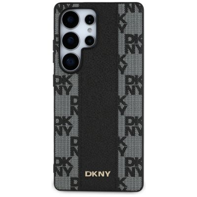 3. Etui DKNY Leather Checkered Pattern MagSafe do Samsung Galaxy S25 Ultra czarny