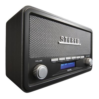 5. Radio Denver DAB-18 Retro Bluetooth - DAB/DAB+/FM - Stereo - Szare