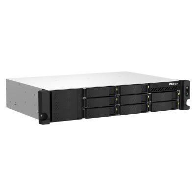 3. Qnap TS-873AeU-RP-4G, 2U, 8 x 2.5"/3.5" SATA, AMD Ryzen V1500B 4C/8T, 4GB DDR4 SODIMM  (max. 64GB), 2 x 2.5GbE, optional 10GbE, Redundant PSU