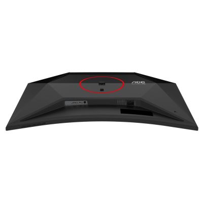 13. Monitor 31,5" AOC G4 C32G4Z 1920x1080px Full HD LCD Curved Czarny, Czerwony