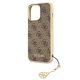 6. Etui Guess 4G Charms Collection na iPhone 13 Pro / iPhone 13 - brązowe