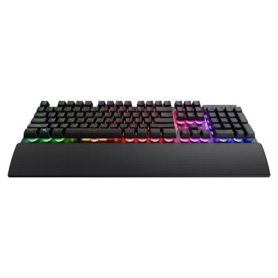 3. RAMPAGE FORTUNA ZESTAW GAMINGOWY KLAWIATURA Z PODKŁADKĄ I MYSZ 12800 DPI BLK