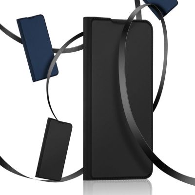 10. Dux Ducis Skin Pro kabura etui pokrowiec z klapką Vivo X60 czarny