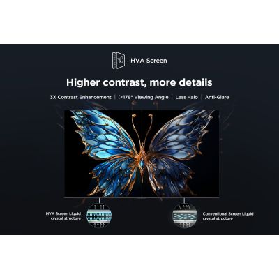 39. Telewizor TCL 55V6C DLED 55'' 4K Ultra HD Google TV Dolby Atmos DVB-T2 Metaliczny