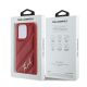 8. Etui Karl Lagerfeld Diagonal Quilted Script na iPhone 15 Pro - czerwone