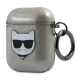 3. Etui Karl Lagerfeld Glitter Choupette na AirPods 1 / 2  - czarne