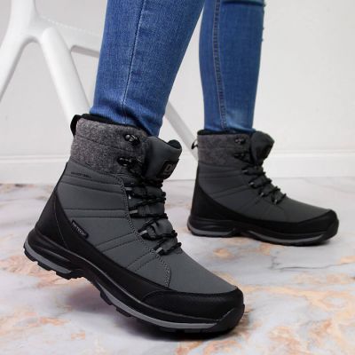 2. Śniegowce zimowe wodoodporne szare DK