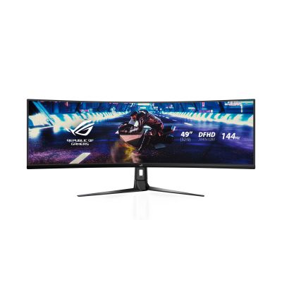 8. MONITOR ASUS 49" XG49VQ ROG STRIX 124.5 cm (49") 3840 x 1080 pixels UltraWide Full HD LED Black