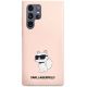3. Etui Karl Lagerfeld Silicone Choupette na Samsung Galaxy S23 Ultra - różowe
