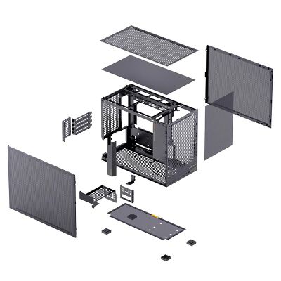 7. Jonsbo D32 PRO Midi Tower Czarny