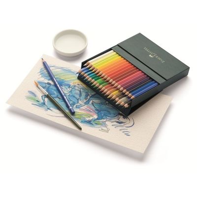 2. Faber-Castell Albrecht Durer Watercolor Pencils Gift Box of 36 colors, brush 36 szt.