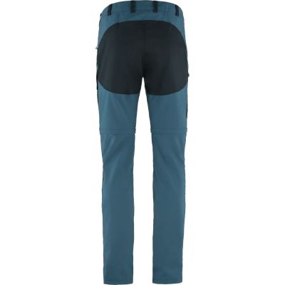 2. Spodnie trekkingowe męskie Fjällräven Abisko Midsummer Zip Off Trousers M niebieskie (F81154-534-555)