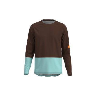 Koszulka rowerowa POC M's Motion Air L/S Jersey brązowa