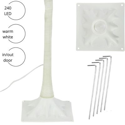 4. DRZEWKO DEKORACYJNE 240LED 180CM WHITE