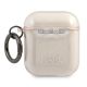2. Etui Karl Lagerfeld Glitter Choupette na AirPods 1 / 2 - złote