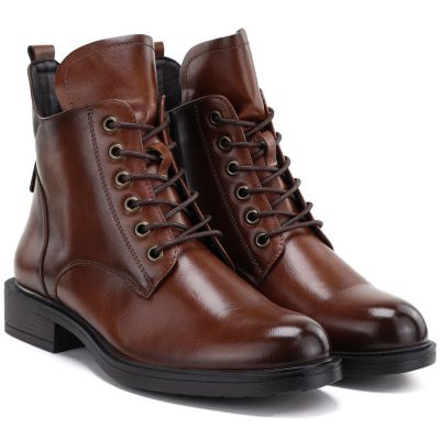 4. Botki damskie workery ocieplane camel Vinceza 58677