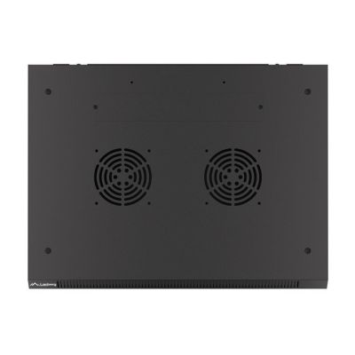 7. Lanberg WF01-6412-00B Szafa wisząca RACK 19" 12U 600X450 CZARNA DRZWI METALOWE (FLAT PACK)