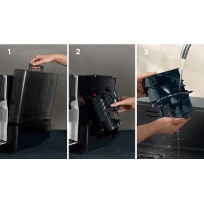 14. Ekspres ciśnieniowy Siemens TP715R07 EQ700 (czarny; 19 barów)