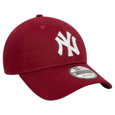 2. New Era League Essentials 9TWENTY New York Yankees Cap 60471469 Bordowe OSFM