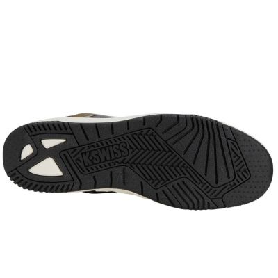 7. Sneakersy męskie K-Swiss Match Pro LTH skórzane buty sportowe czarne/brązowe (08905-003-M)