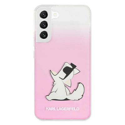 3. Etui Karl Lagerfeld Choupette Eat na Samsung Galaxy S22+ - różowe