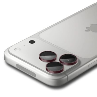 10. Szkło hartowane na aparat Spigen Optik Pro GLAS.TR EZ FIT 2-Pack na iPhone 18 Pro / 18 Pro Max - dark cherry