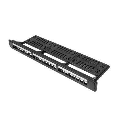 Patch panel Lanberg PPKS-1124-B (1U; 19")