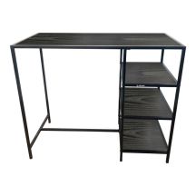 BAR TABLE GABE BLACK/BLACK 100X120X60CM
