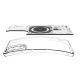6. Etui Spigen Ultra Hybrid Mag z MagSafe na Samsung Galaxy S25 Edge z nadrukiem - przezroczyste