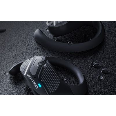 7. Słuchawki bezprzewodowe Vention OpenBeat z otwartą konstrukcją BT 5.4 czarne