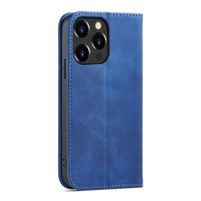 3. Magnet Fancy Case etui iPhone 14 Pro pokrowiec z klapką portfel podstawka niebieskie