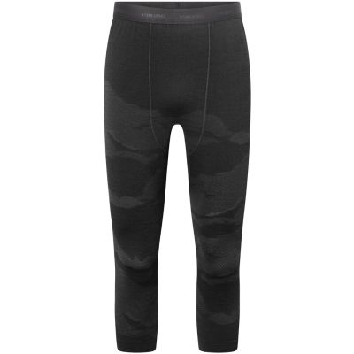 Bielizna męska VIKING Gasher Man Set 3/4 Merino czarna   XXXL