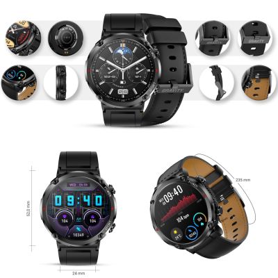 11. Smartwatch Gravity GT21-3 + Czarny Pasek Silikonowy