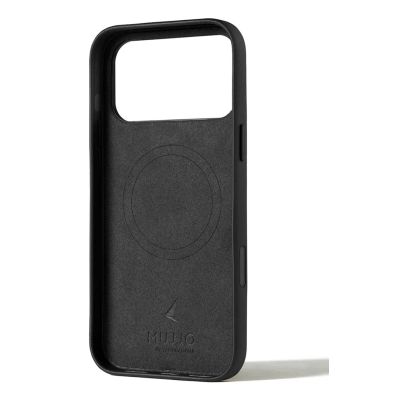 2. Mujjo Wallet Leather Case - etui skórzane do iPhone 17 Pro Max kompatybilne z MagSafe (black)