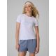 T-shirt slim z nadrukiem damski 4F 4FRAW26TTSHF4373-10S