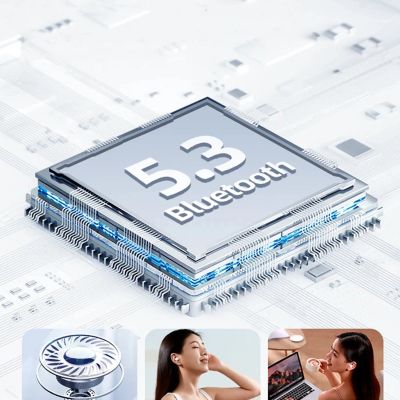 14. Bezprzewodowe słuchawki douszne Joyroom JR-TS3 do spania - biały