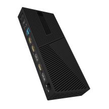 ICY BOX IB-DK2246AC Przewodowa USB 3.2 Gen 2 (3.1 Gen 2) Type-A Czarny
