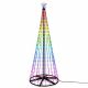 24. CHOINKA DEKORACYJNA 154LED RGB 150CM BLACK