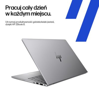 9. HP ZBook 8 G1ak 14 Ryzen AI 7 PRO 350 14.0"WQXGA 120Hz 500nits AG 32GB DDR5 5600 SSD1TB Radeon 860M Cam IR 5 MPx 62Wh W11Pro 3Y OnSite