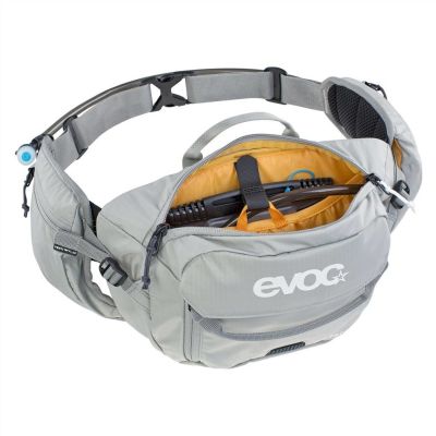 4. EVOC Hip Pack saszetka Siatka, Nylon, Ripstop Szary