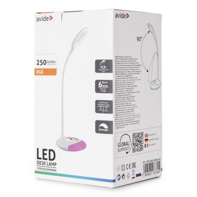 4. Avide ABLDLRGB-4W lampa stołowa LED Biały